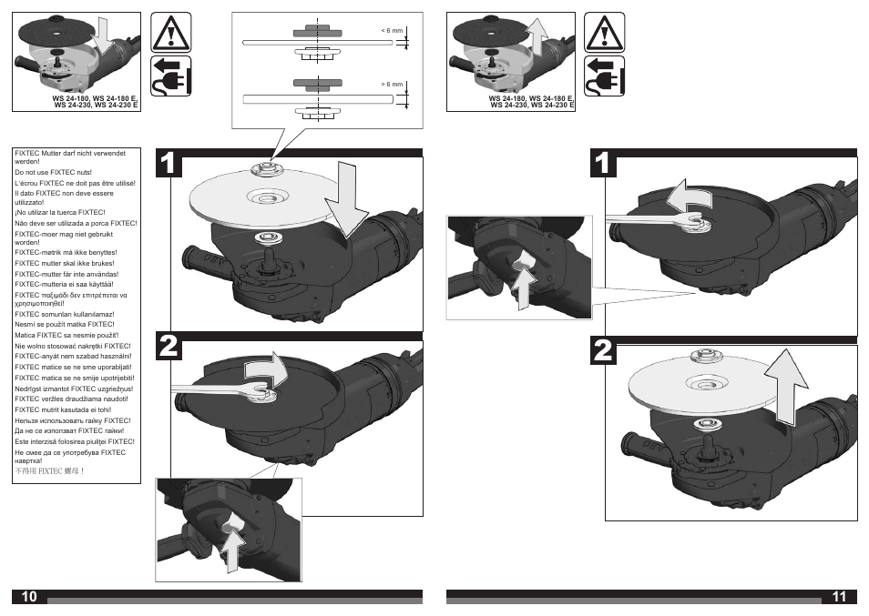 AEG WS 24-180 User Manual | Page 6 / 33