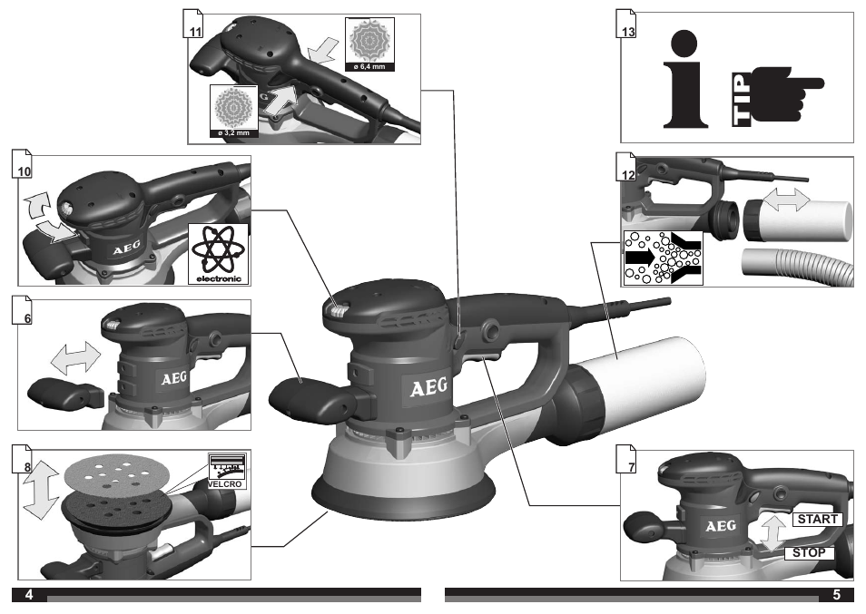AEG EX 150 E User Manual | Page 3 / 37
