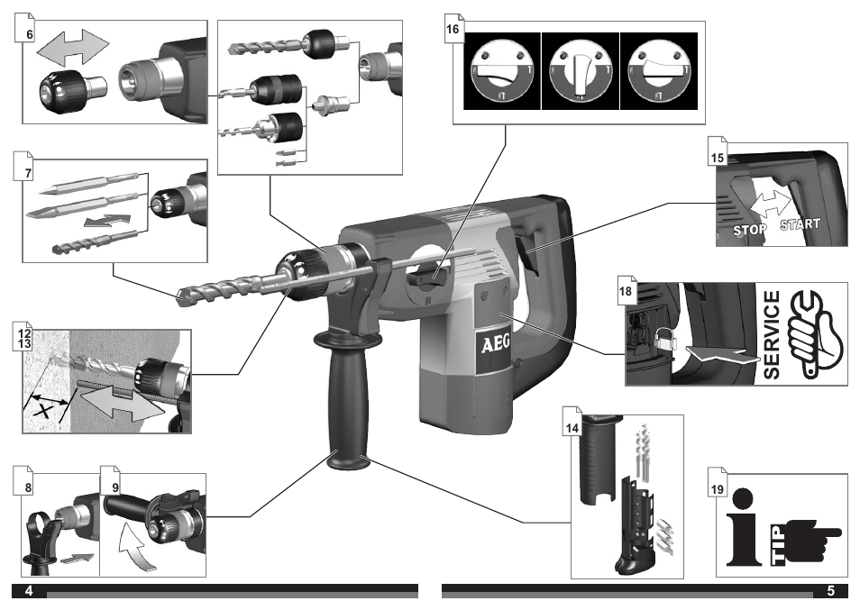 Ser vice | AEG PN 3500 User Manual | Page 3 / 40
