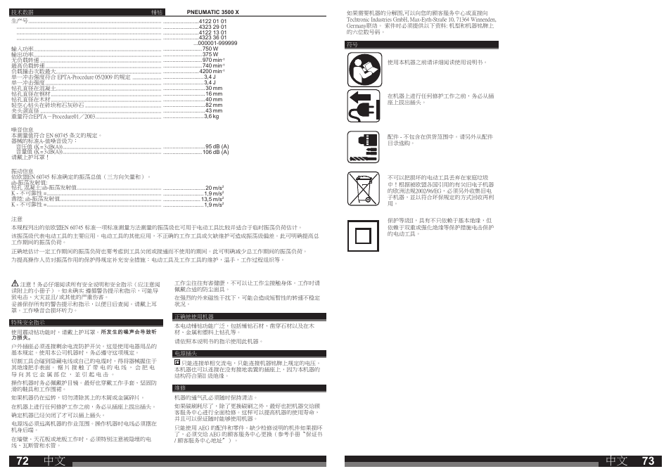AEG PN 3500 User Manual | Page 37 / 40