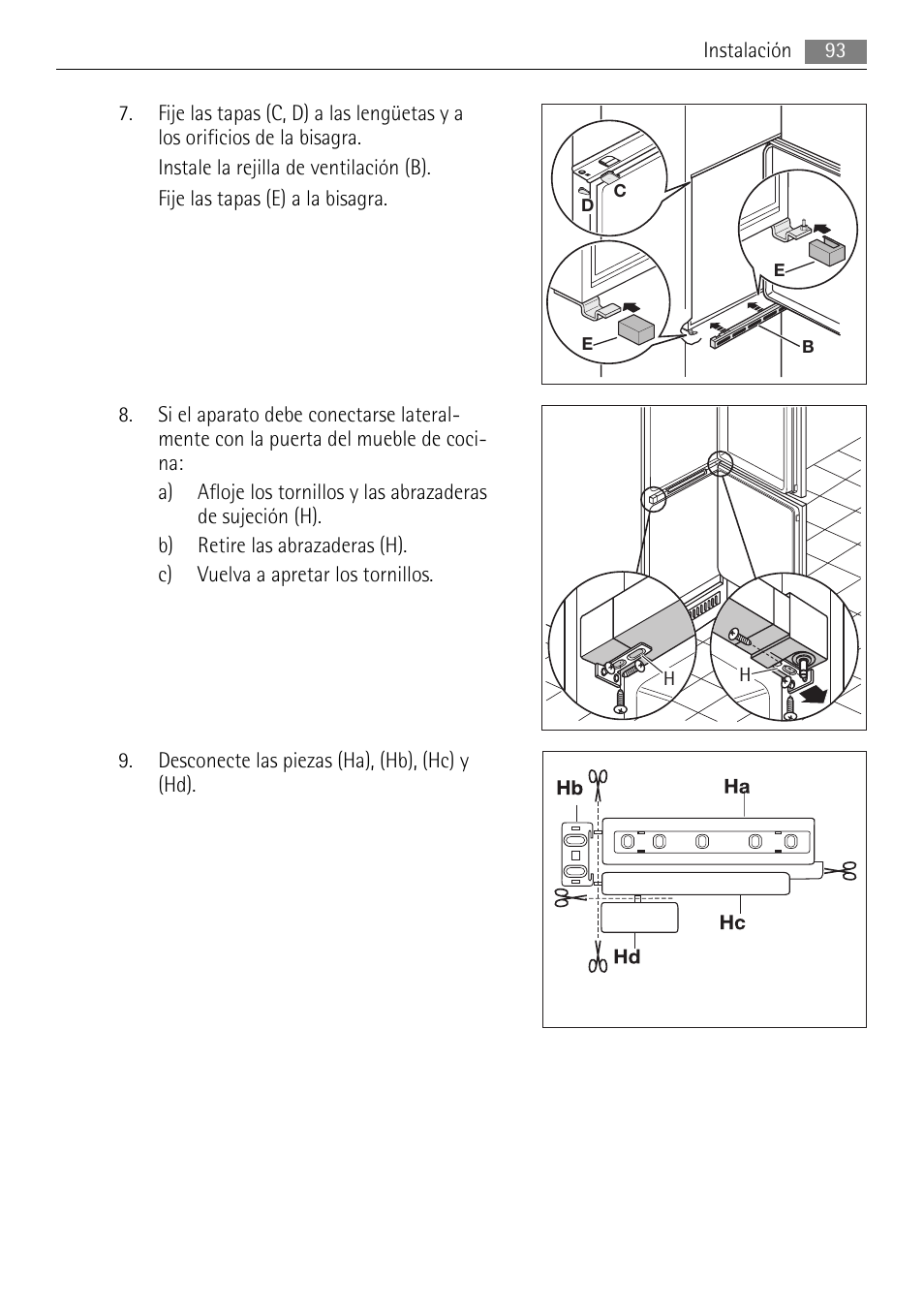 AEG SCS81800F0 User Manual | Page 93 / 100