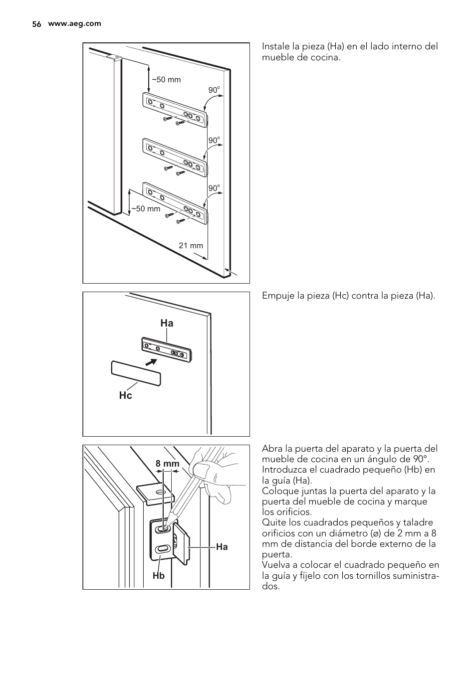 Ha hc | AEG SKS68240F0 User Manual | Page 56 / 64