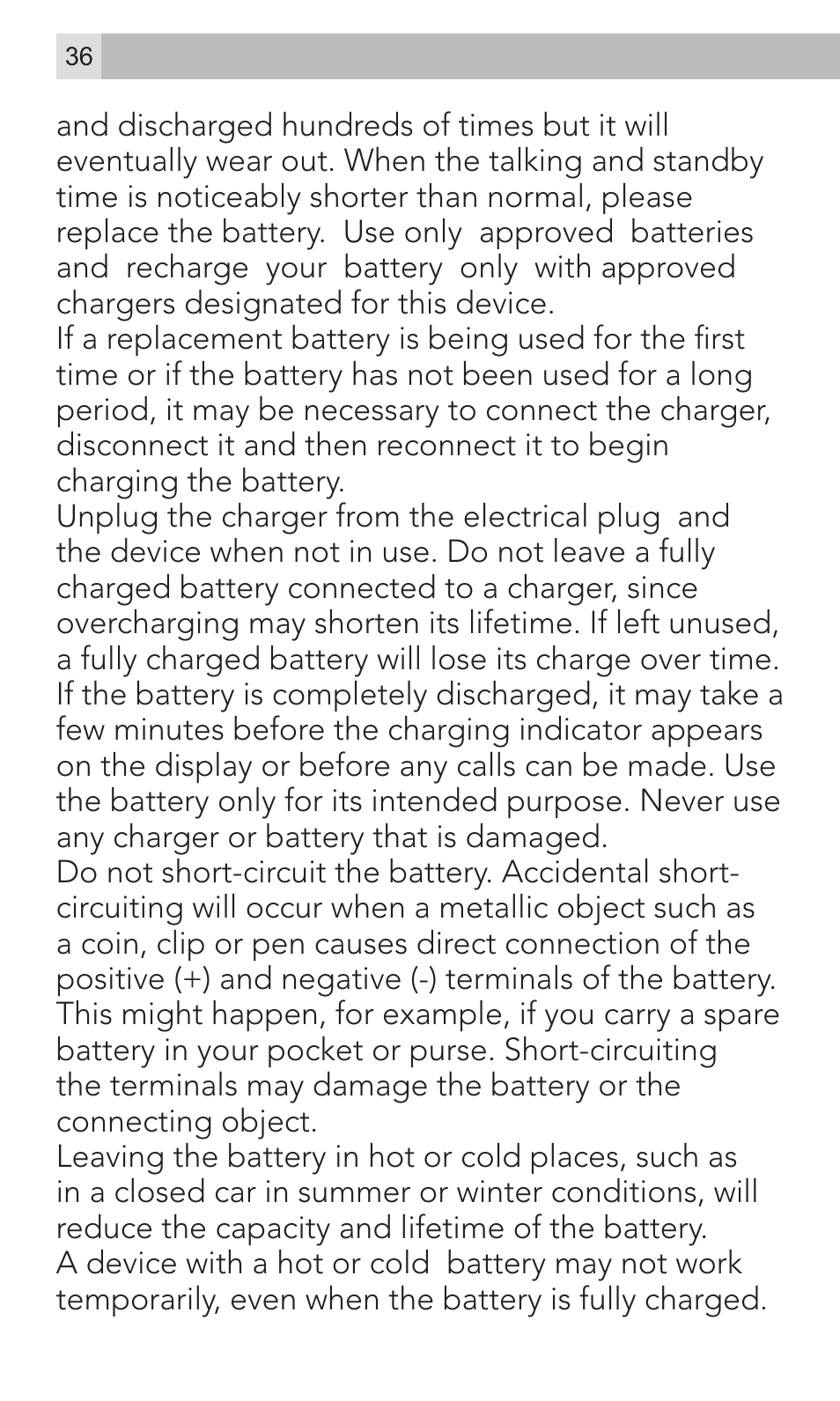 AEG Voxtel M800 User Manual | Page 36 / 48