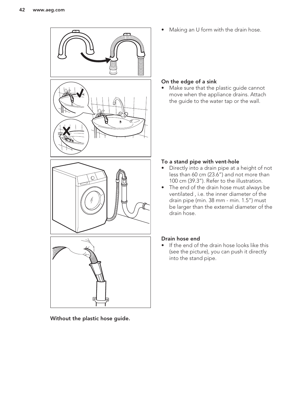 AEG T65170AV User Manual | Page 42 / 48