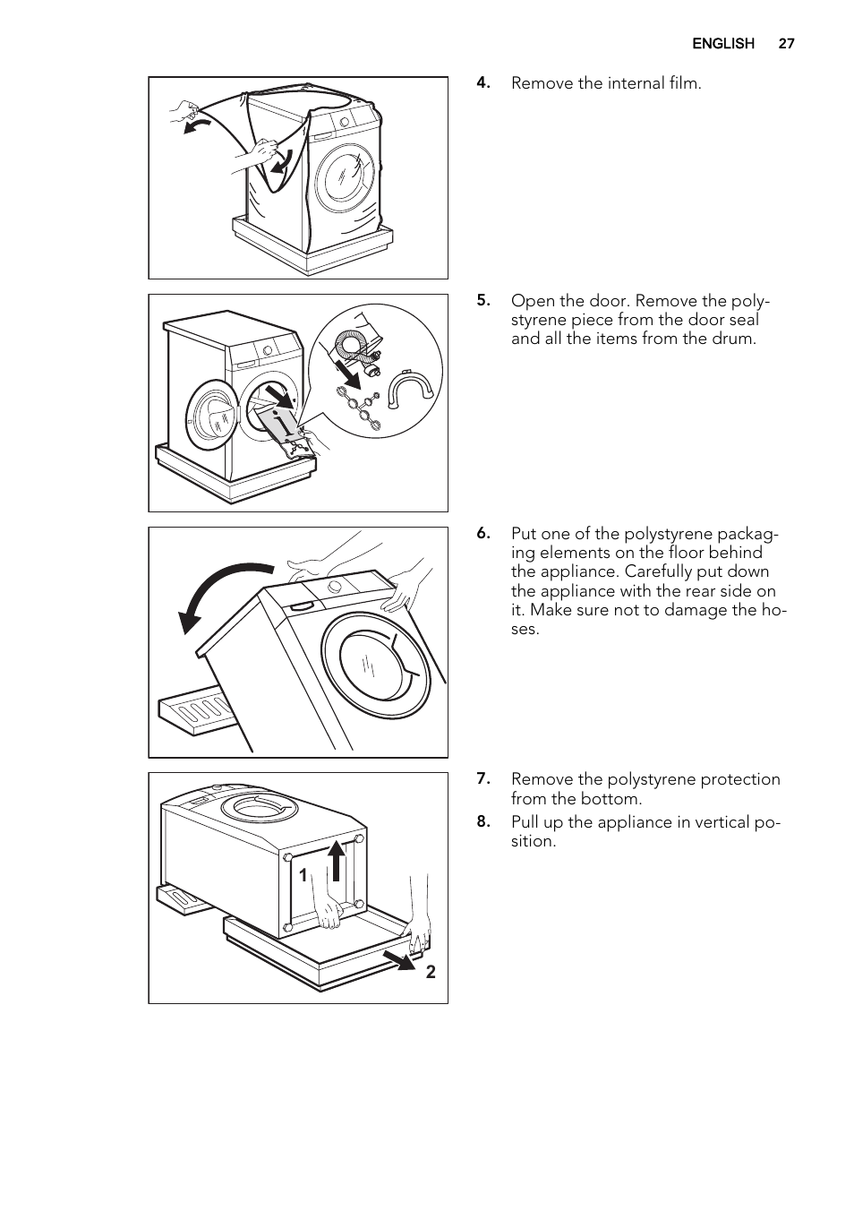 AEG L76285FL User Manual | Page 27 / 36