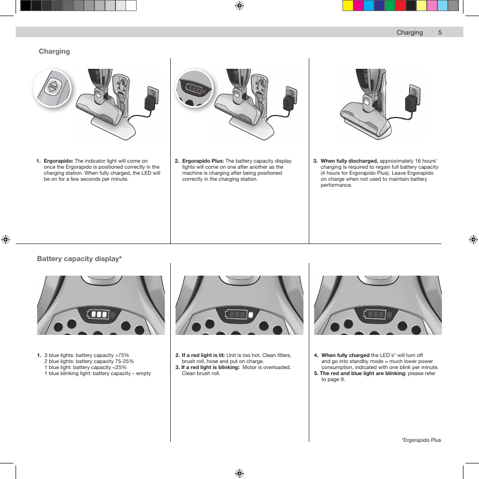 Charging battery capacity display | AEG AG943 User Manual | Page 5 / 12