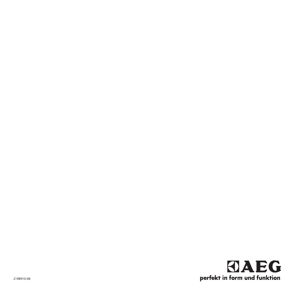 AEG AG3011 User Manual | Page 48 / 48