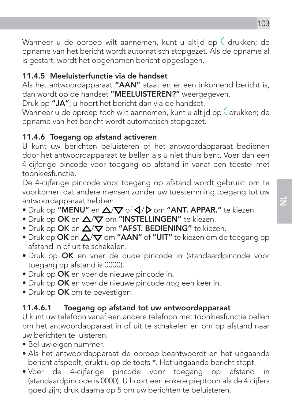 AEG Voxtel D575 User Manual | Page 103 / 136