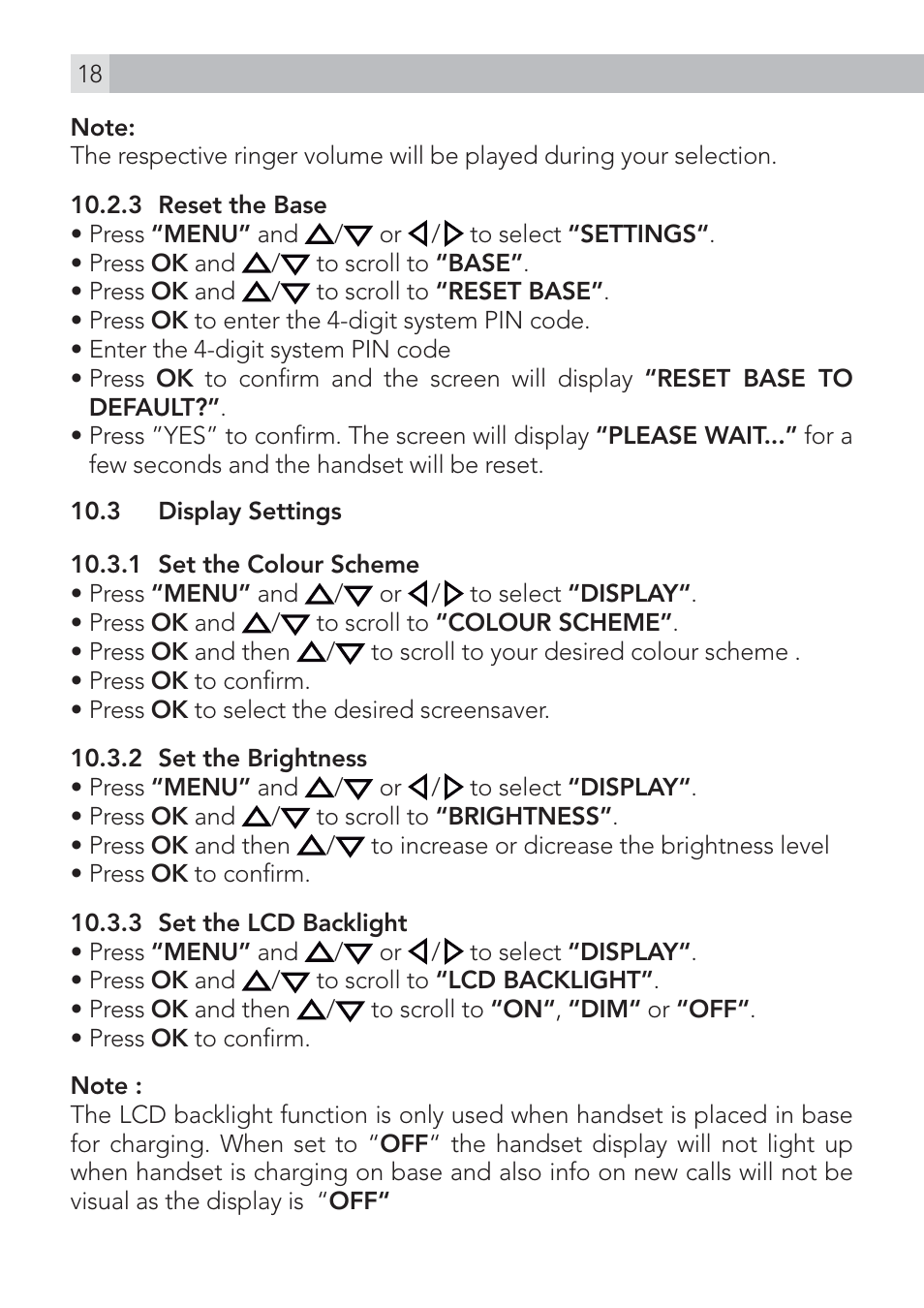 AEG Voxtel D575 User Manual | Page 18 / 136