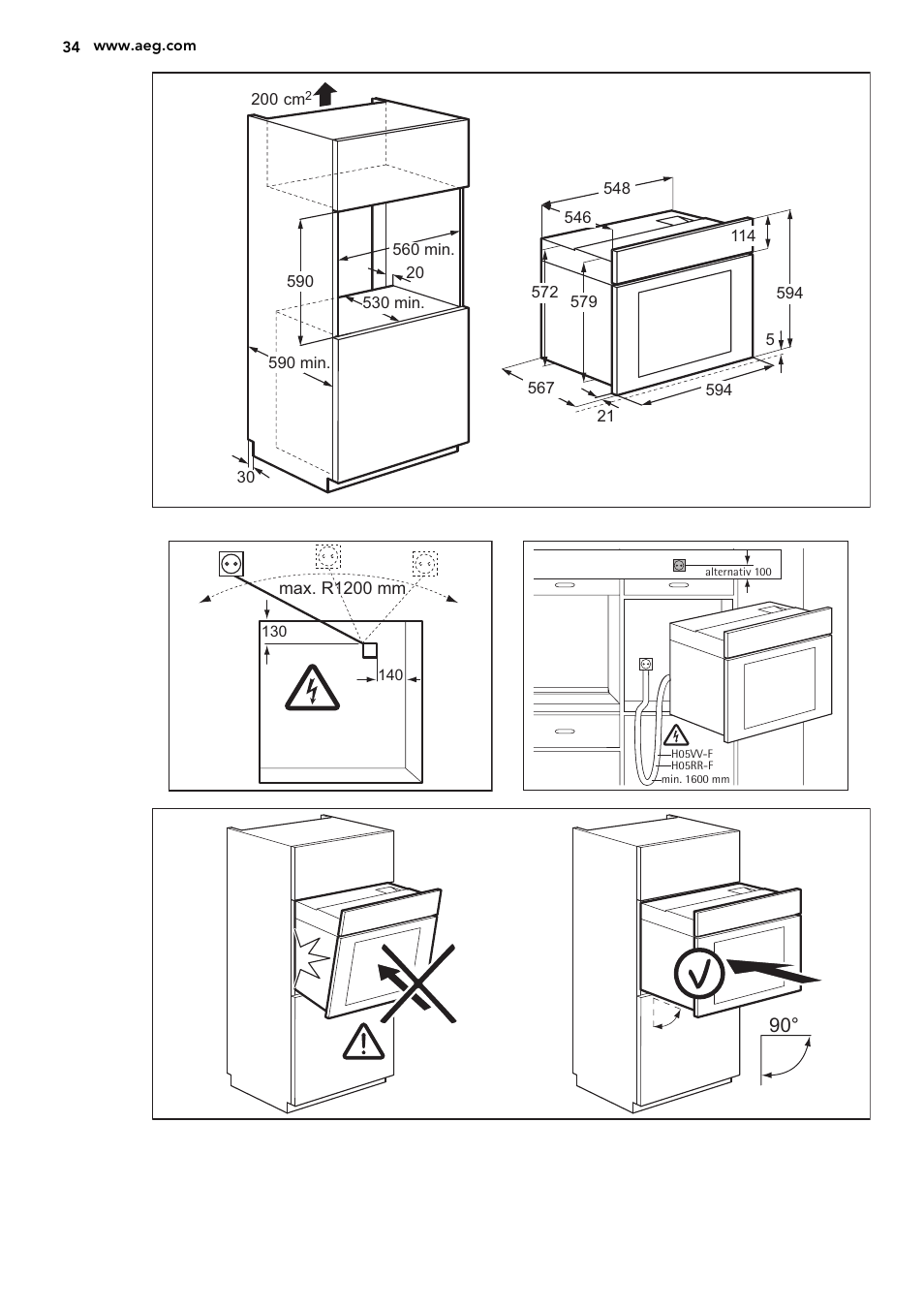 AEG BP7304021M User Manual | Page 34 / 40