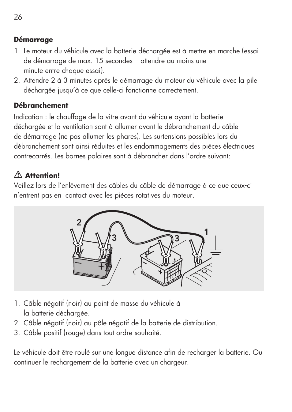 AEG Safety Jumper Leads SP 25 User Manual | Page 26 / 58
