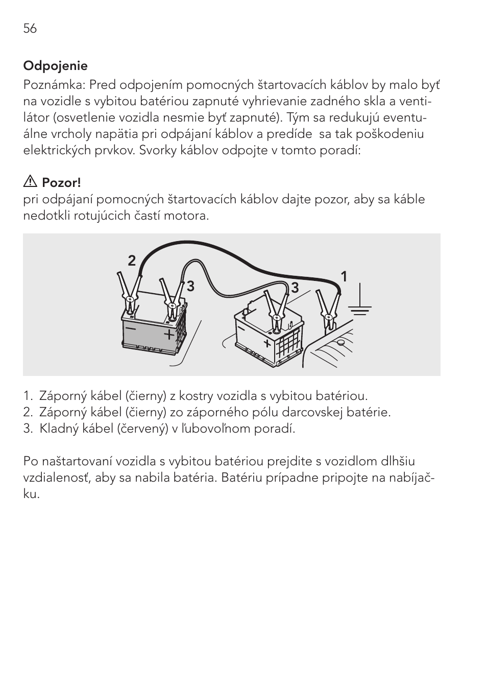 AEG Safety Jumper Leads SP 25 User Manual | Page 56 / 58