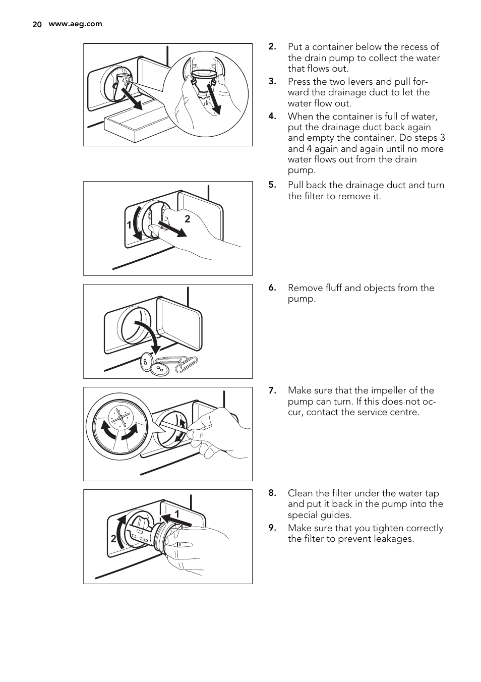 AEG L61470BI User Manual | Page 20 / 32