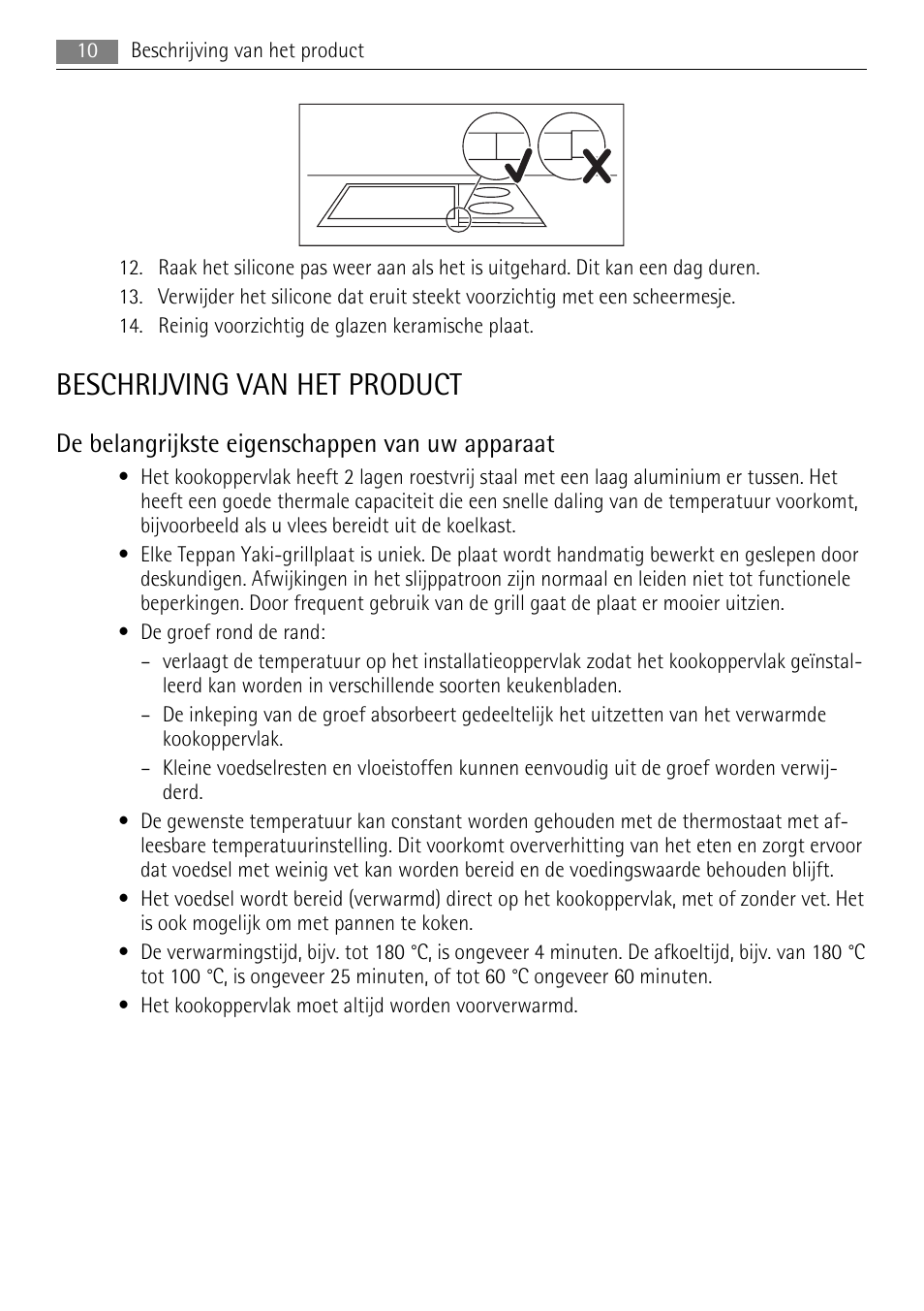 Beschrijving van het product, De belangrijkste eigenschappen van uw apparaat | AEG HC411520GB User Manual | Page 10 / 76