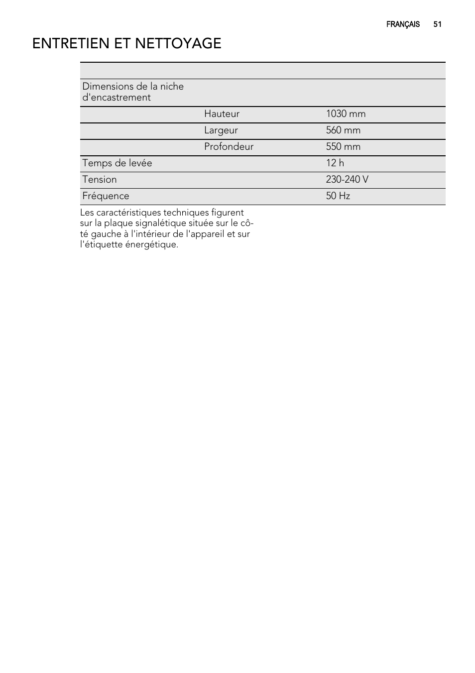 Entretien et nettoyage | AEG SKS51000S0 User Manual | Page 51 / 72