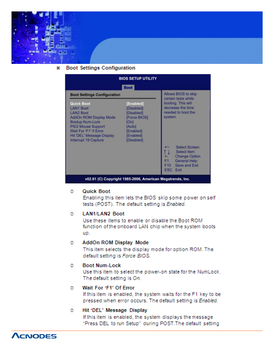 Fes 8916, Fanless embedded controller | Acnodes FES 8916 User Manual | Page 50 / 58