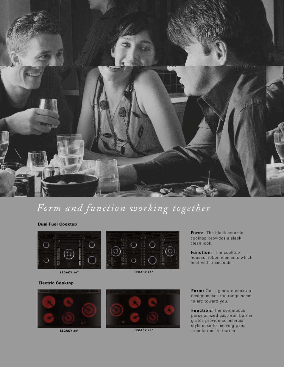 Form and function working together | Aga Ranges Legacy 1200 CFM User Manual | Page 21 / 22
