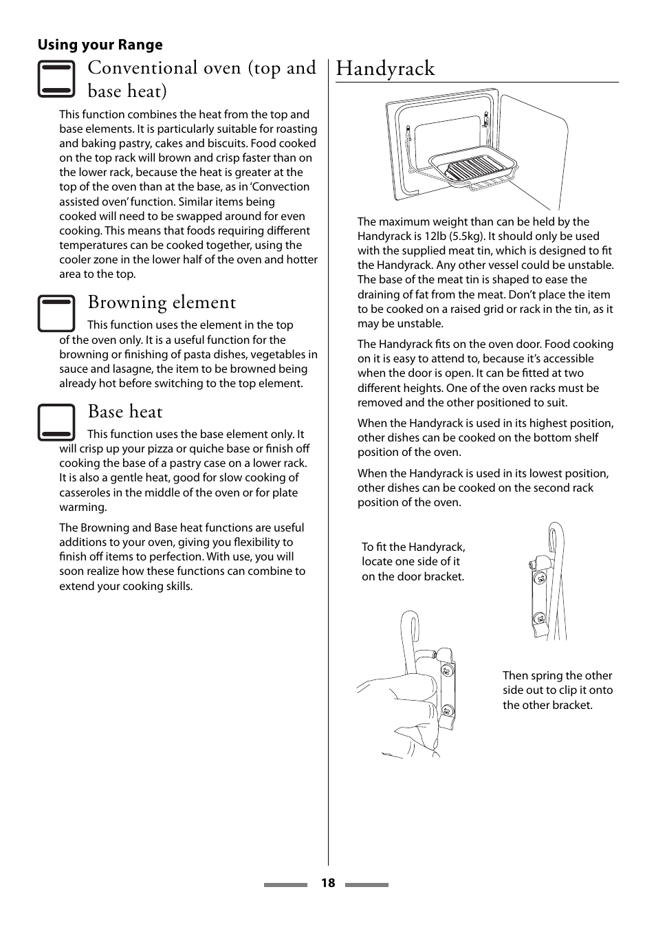 Aga Ranges Legacy 44 User Manual | Page 18 / 48