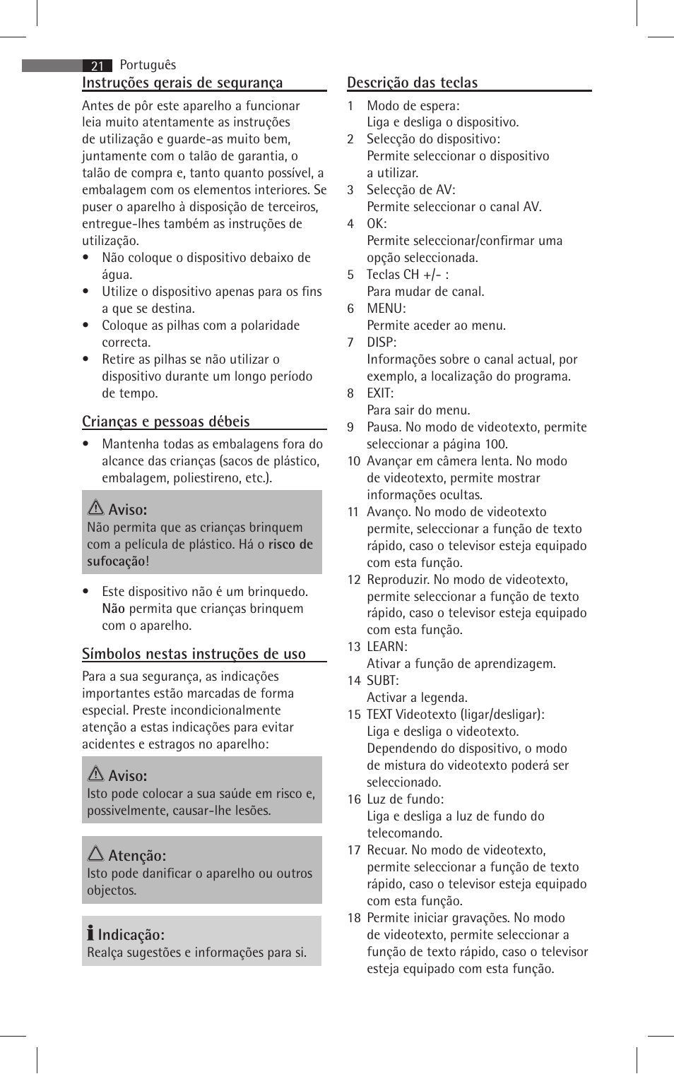 AEG RC 4001 User Manual | Page 19 / 50