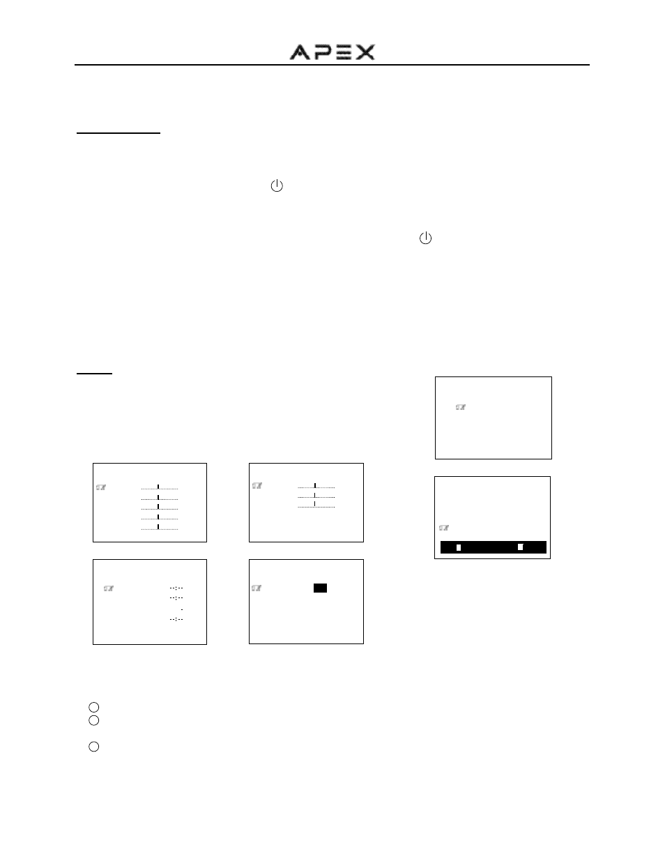 Tv functions, Power on / off menus | Apex Digital GT2015DV User Manual | Page 19 / 44