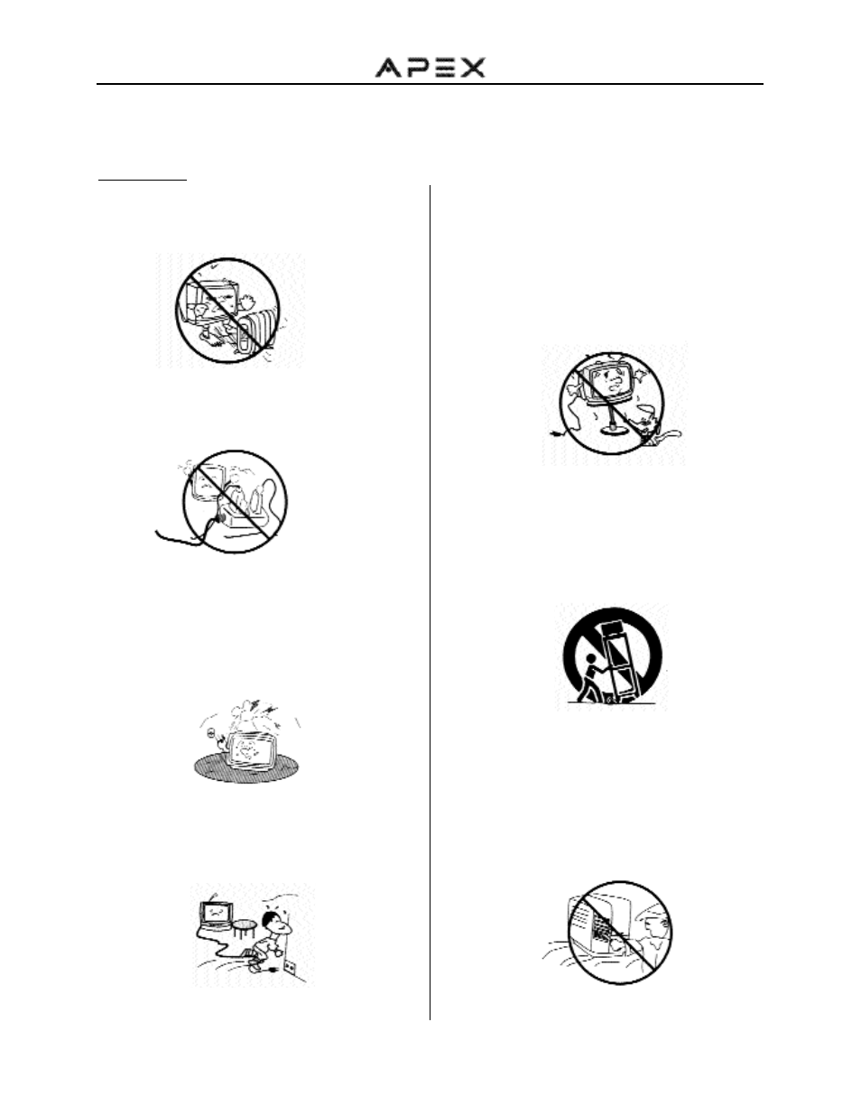 Before operatlon (continued) | Apex Digital GT2015DV User Manual | Page 5 / 44