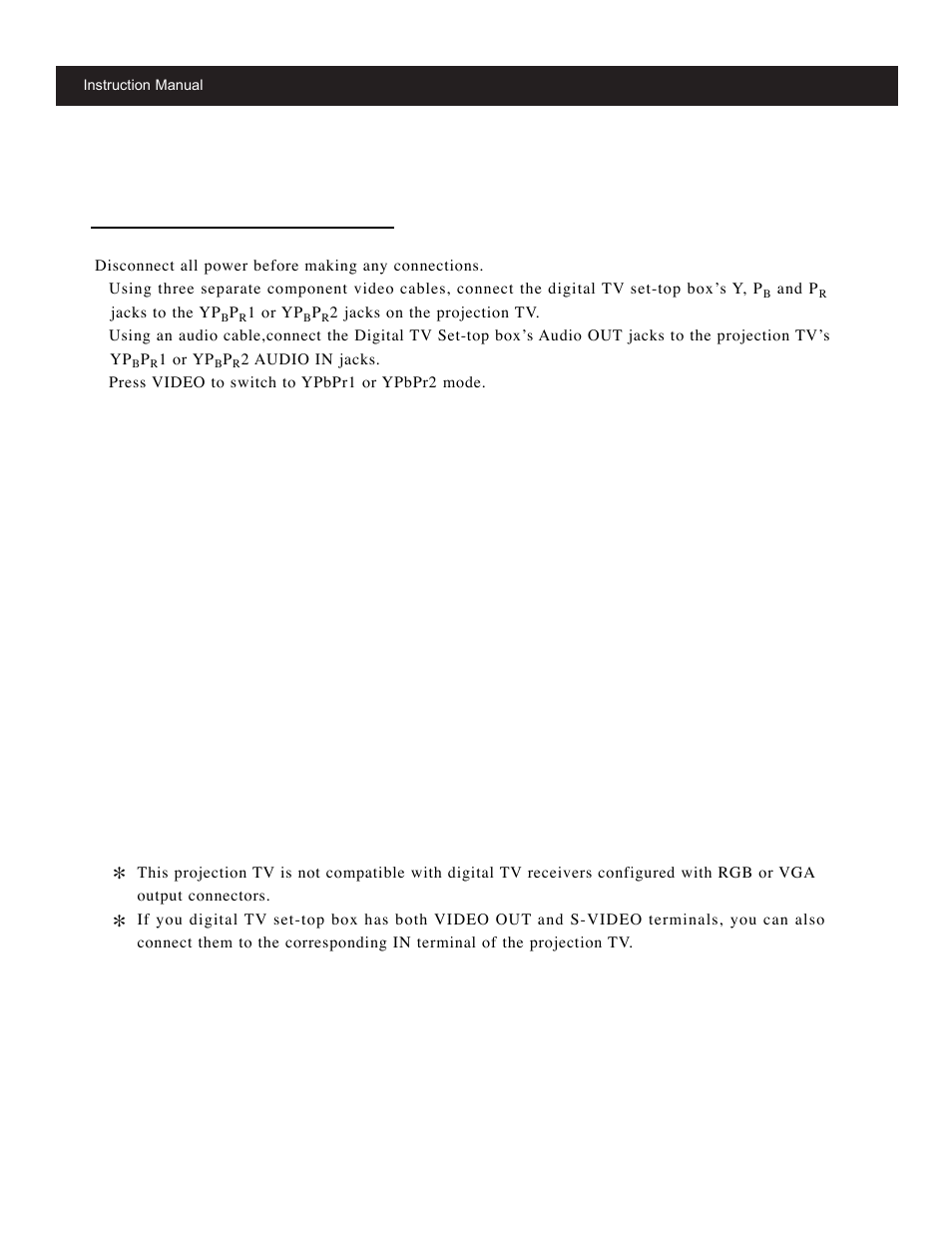 Connecting a digital tv receiver, Installation (continued) | Apex Digital GB4308 User Manual | Page 18 / 43