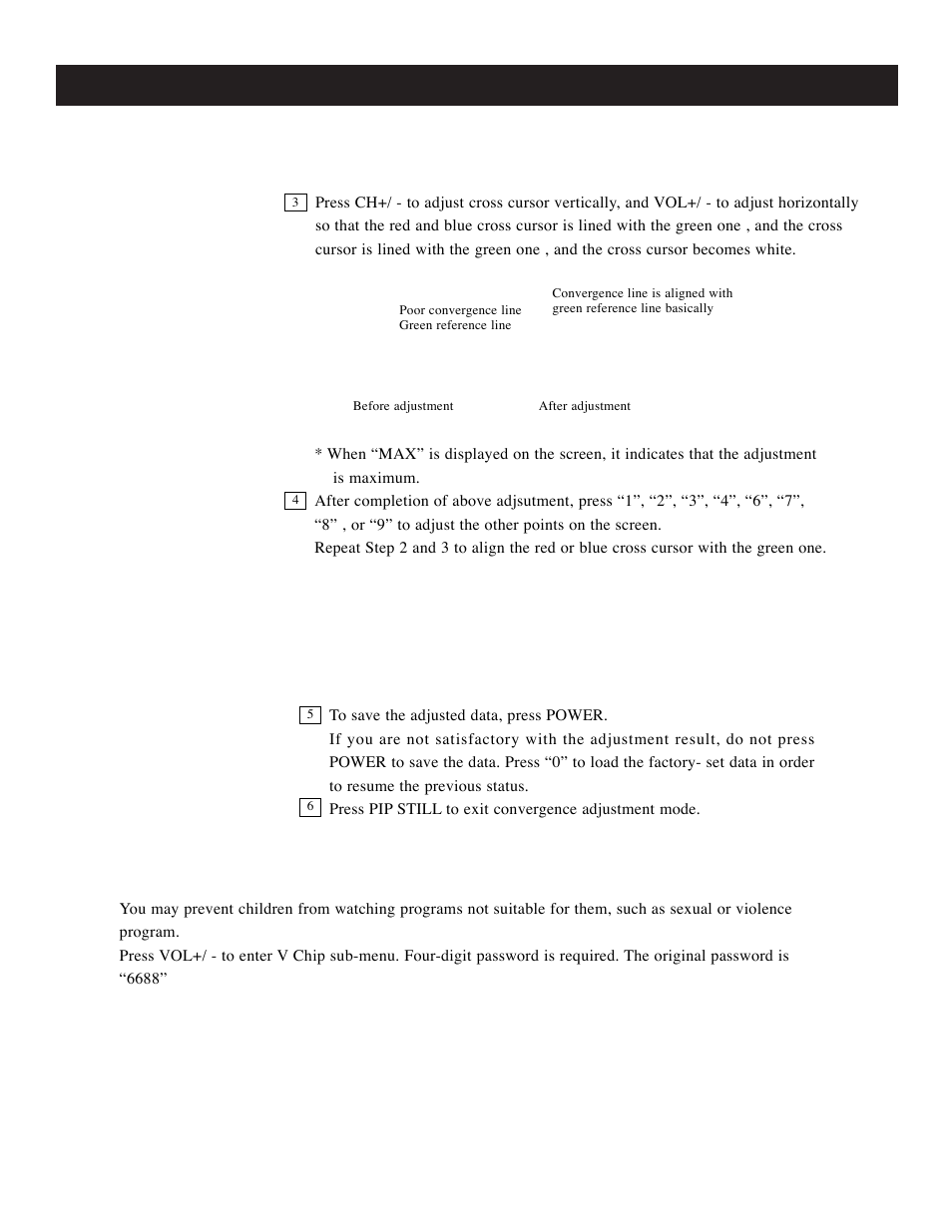 Menus (continued) | Apex Digital GB4308 User Manual | Page 31 / 43