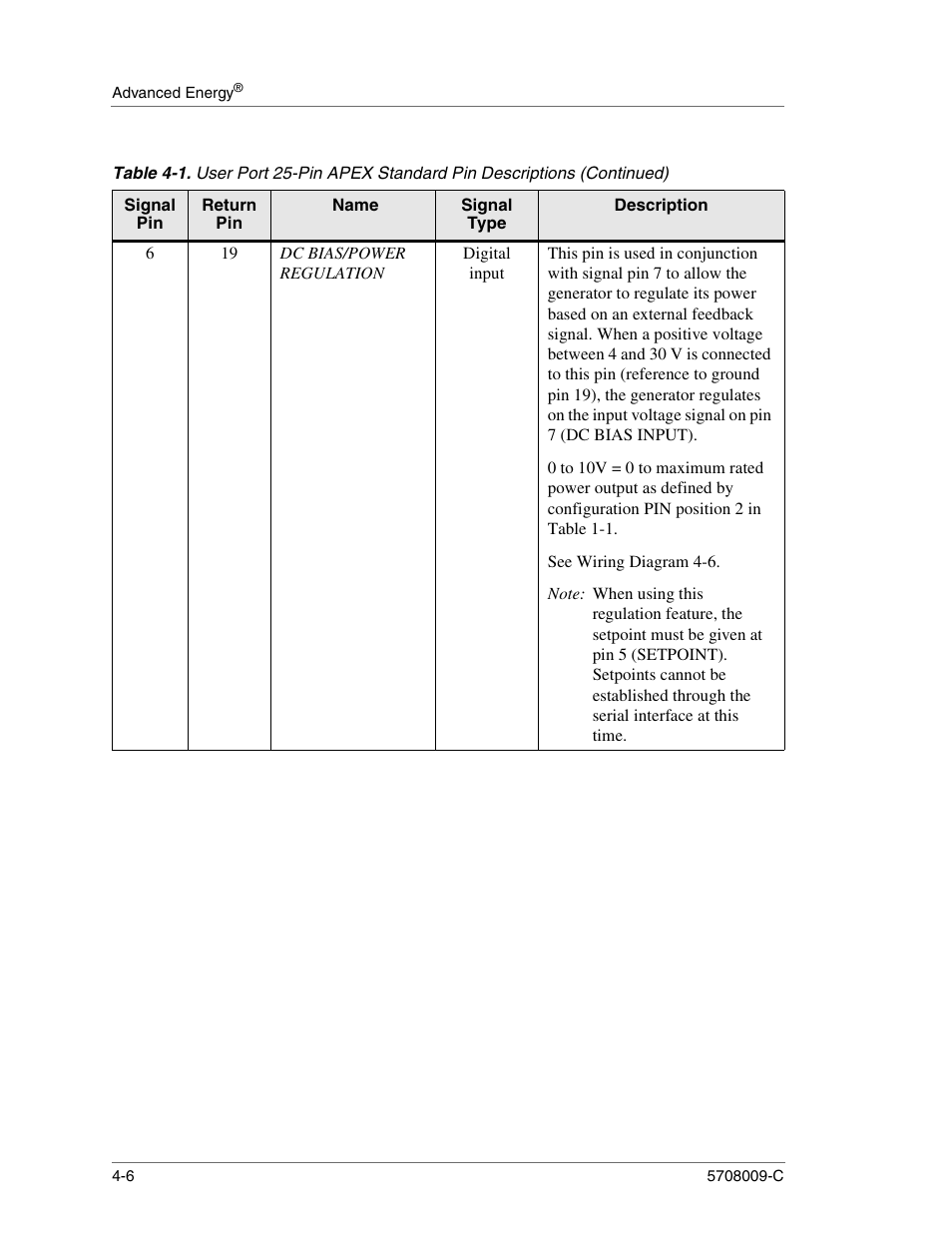 Digital input, See wiring diagram 4-6 | Apex Digital 5708009-C User Manual | Page 52 / 160