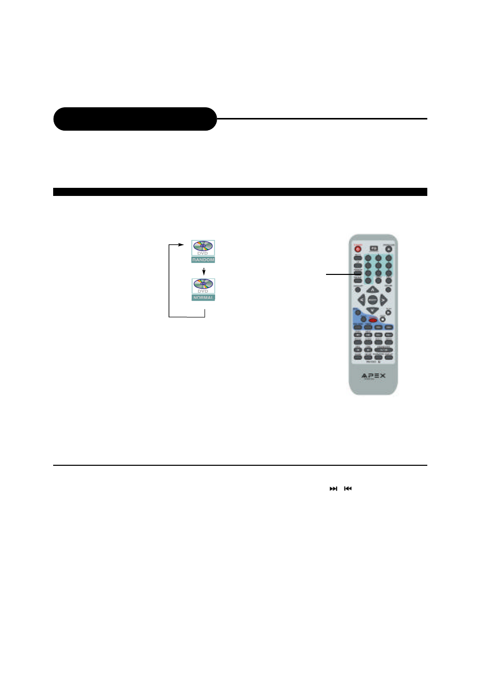 Playing in random order | Apex Digital DRX-9000 User Manual | Page 22 / 41