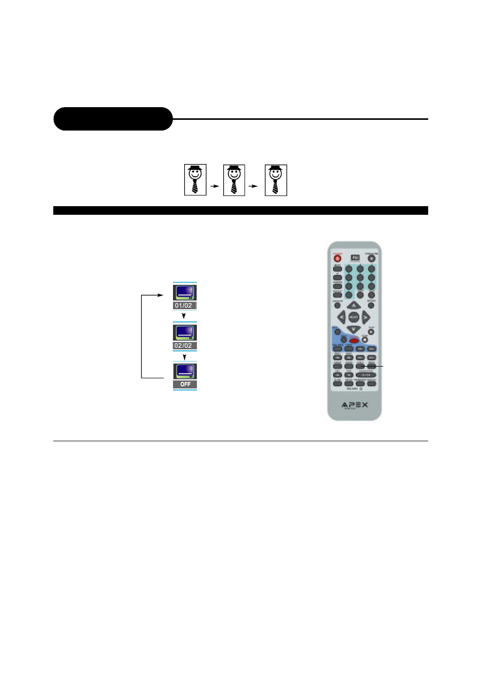 Selecting subtitles | Apex Digital DRX-9000 User Manual | Page 25 / 41