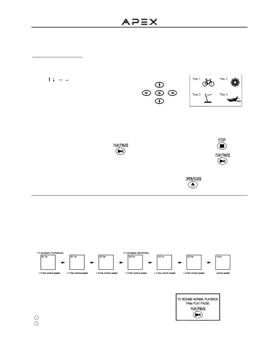 Dvd functions (continued), Playing back a disc | Apex Digital GT2715DV User Manual | Page 27 / 43