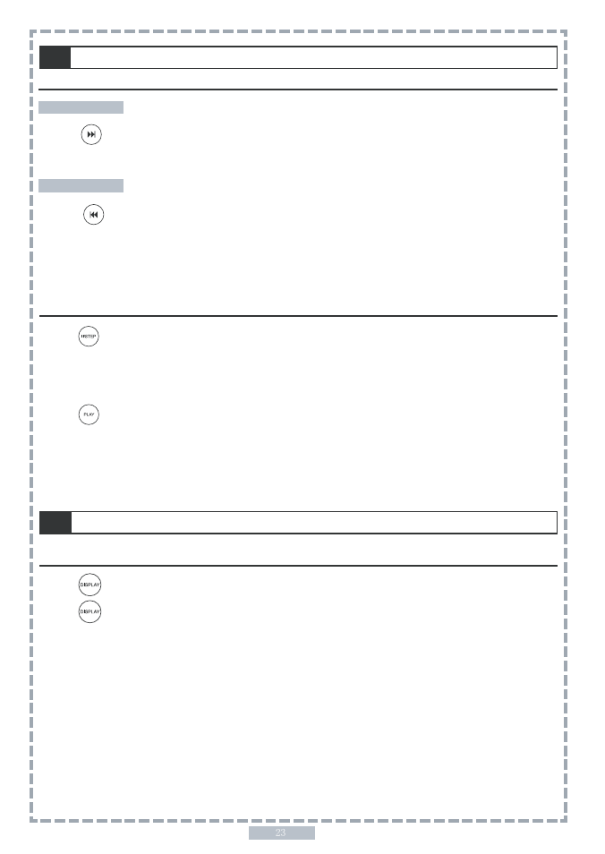 1 audio cd playback, 2 display [audio cds, Continued | Apex Digital PD5 User Manual | Page 23 / 35