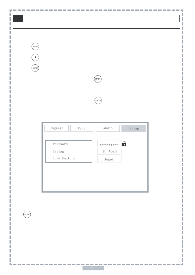 2 custom setup, Continued | Apex Digital PD5 User Manual | Page 29 / 35