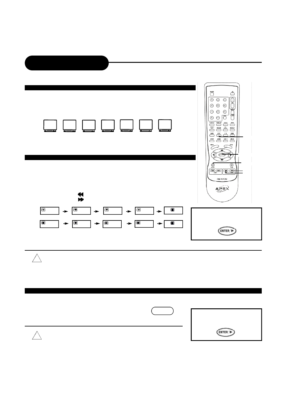 Playing back a disc, Advanced playback, Playing frame by frame | Apex Digital AD-1110W User Manual | Page 17 / 38