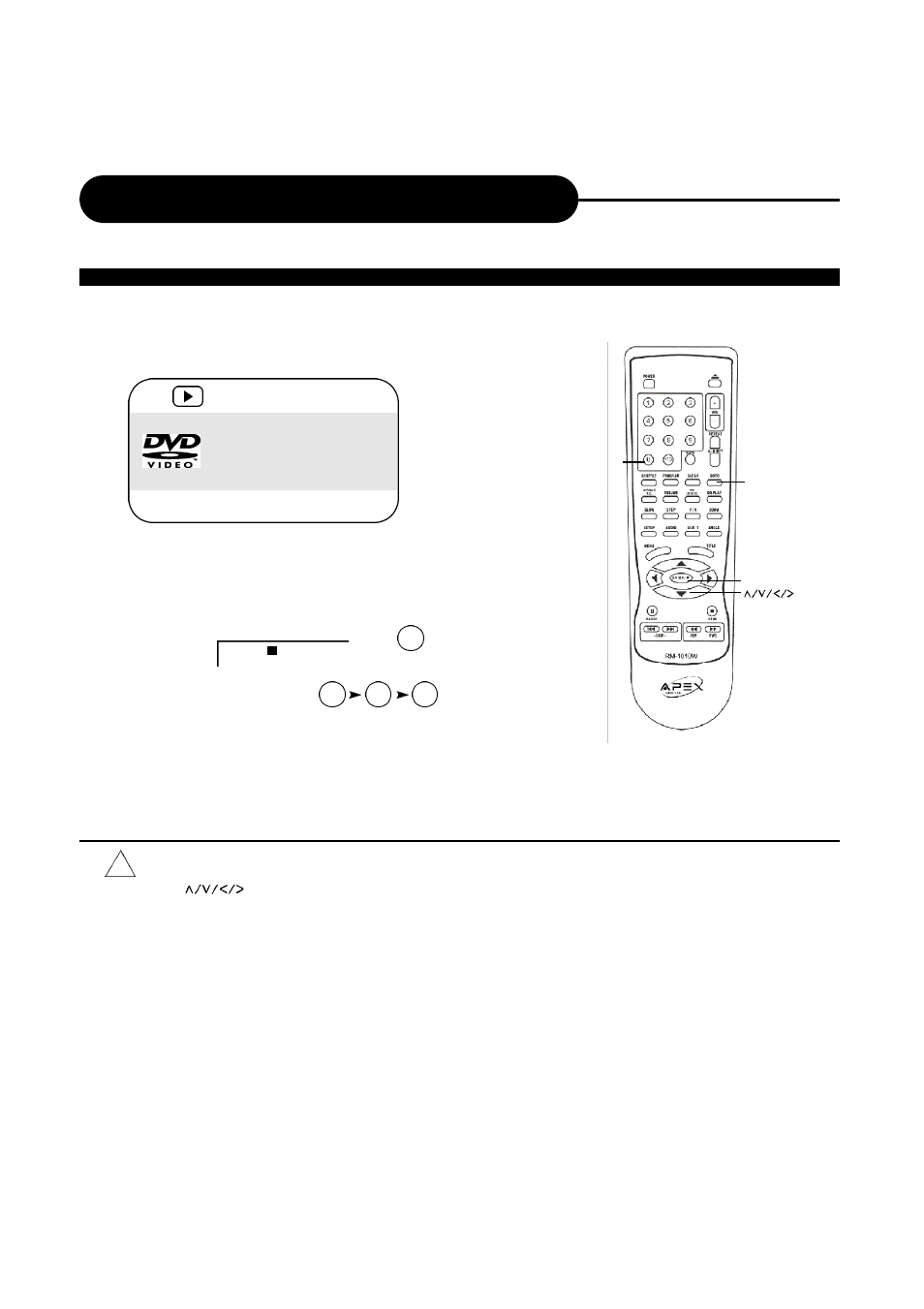 Locating a specific title, chapter or track, Locating a title by numbers | Apex Digital AD-1110W User Manual | Page 20 / 38
