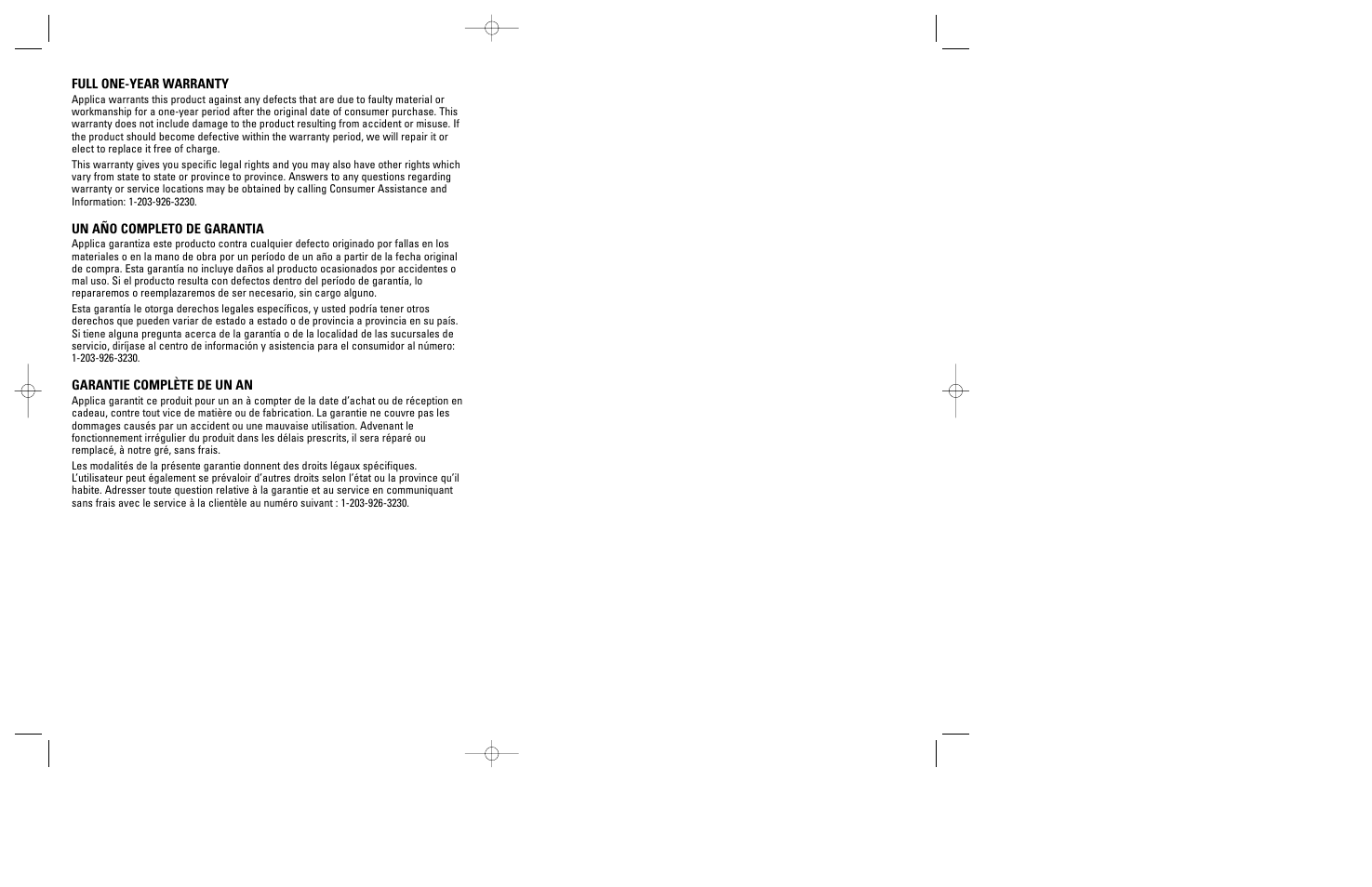 Applica SM-1 User Manual | Page 10 / 11