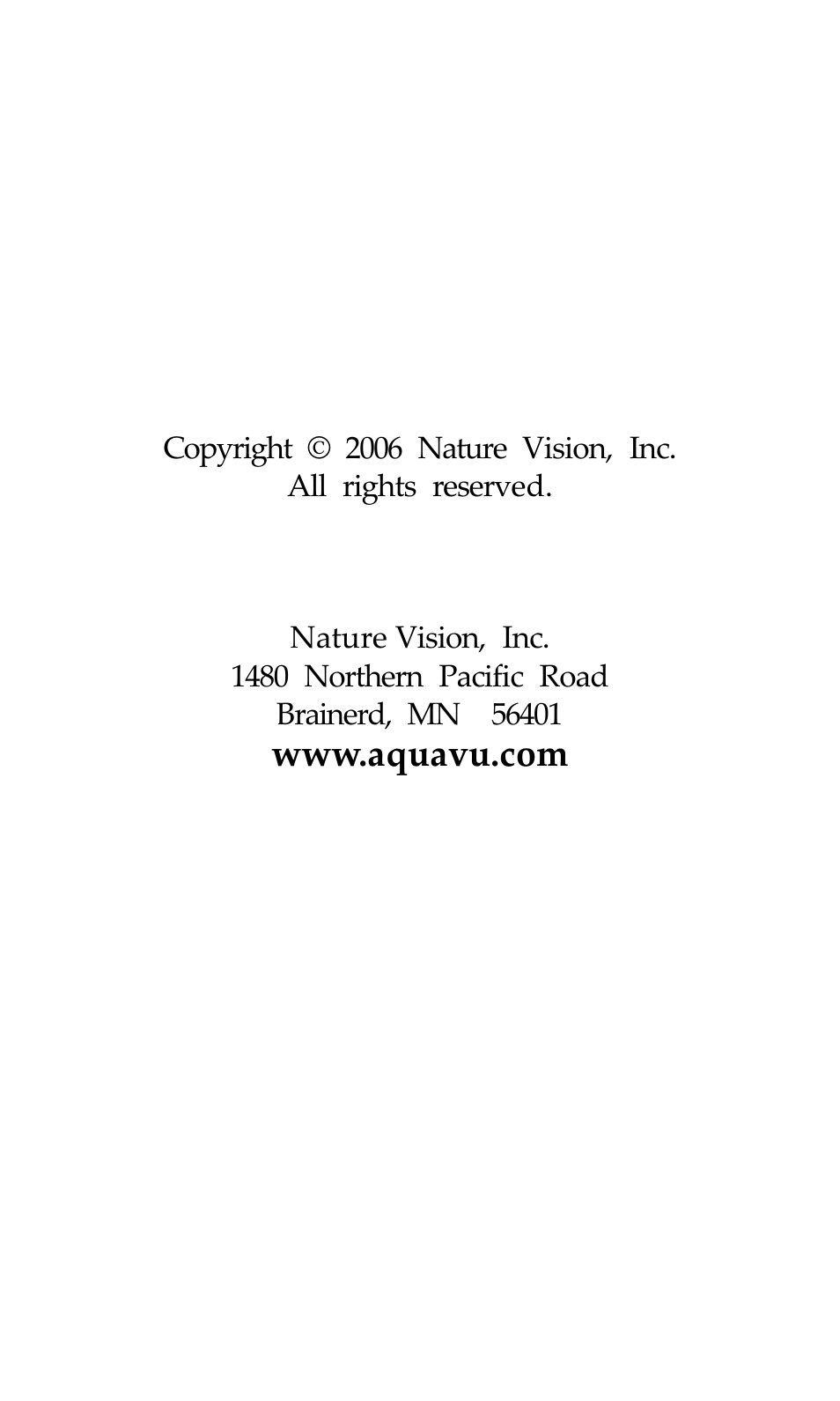 Aqua-Vu Motorized Aqua-Vu Aqua-Vu MAV User Manual | Page 3 / 20