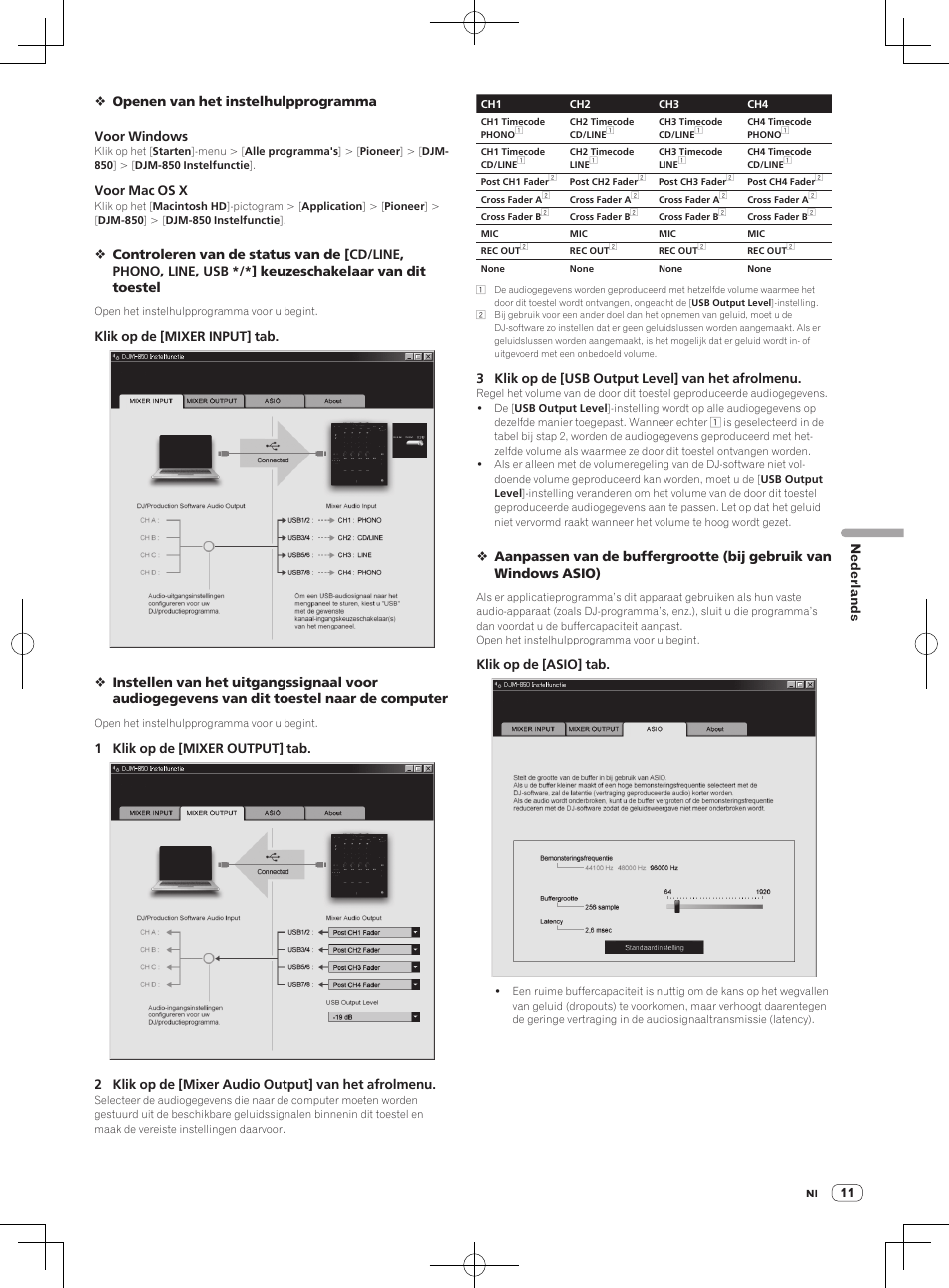 Nederlands | Pioneer DJM-850-S User Manual | Page 37 / 112