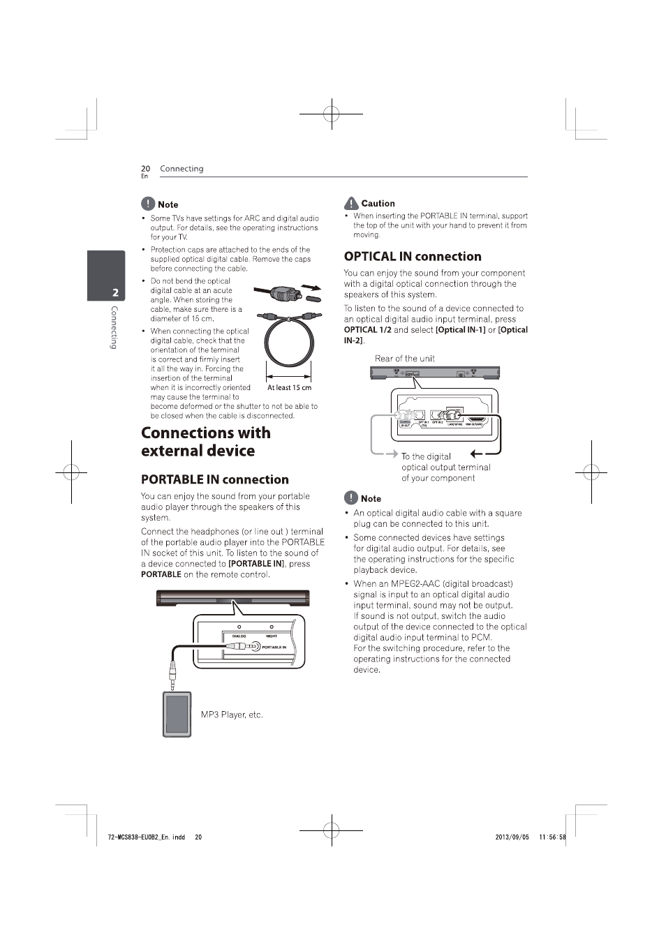 Pioneer SBX-N700 User Manual | Page 20 / 68