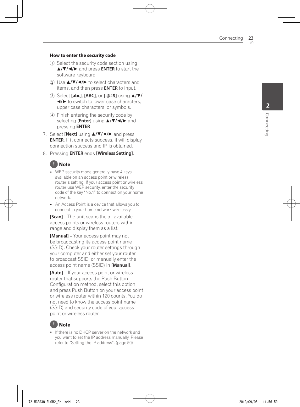 Pioneer SBX-N700 User Manual | Page 23 / 68