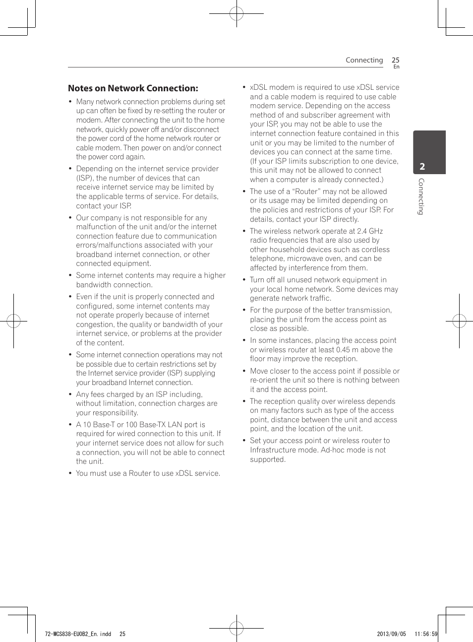 Pioneer SBX-N700 User Manual | Page 25 / 68