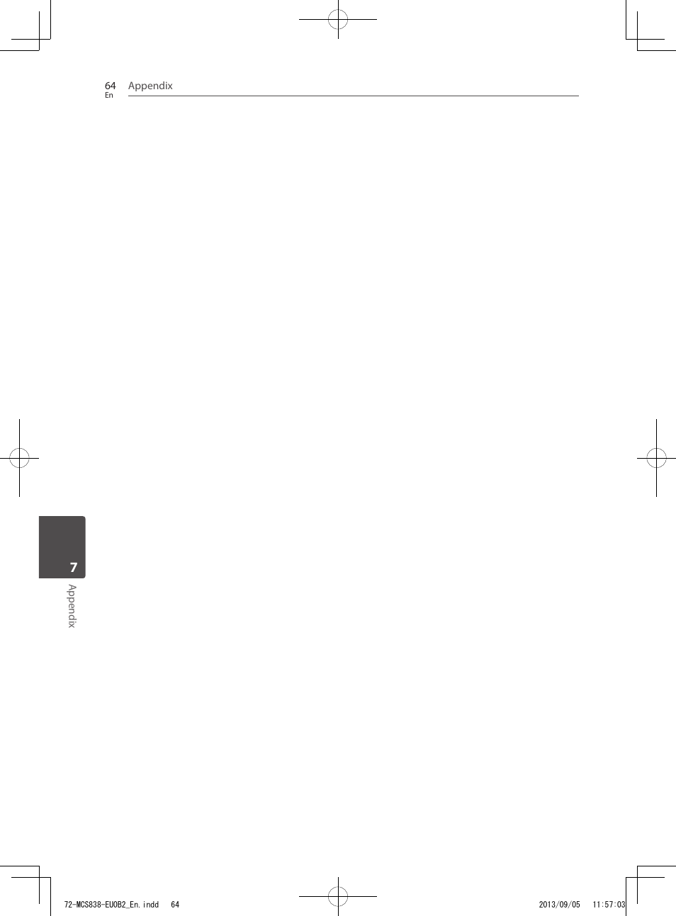 Pioneer SBX-N700 User Manual | Page 64 / 68
