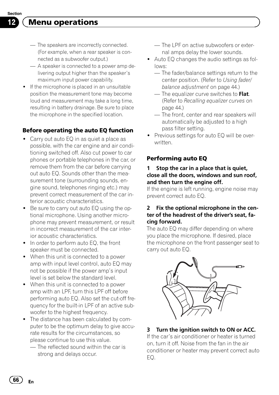 12 menu operations | Pioneer AVH-P3400DVD User Manual | Page 66 / 112