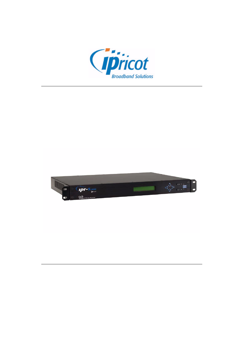 IPricot IPR-S1000 User Manual | 108 pages