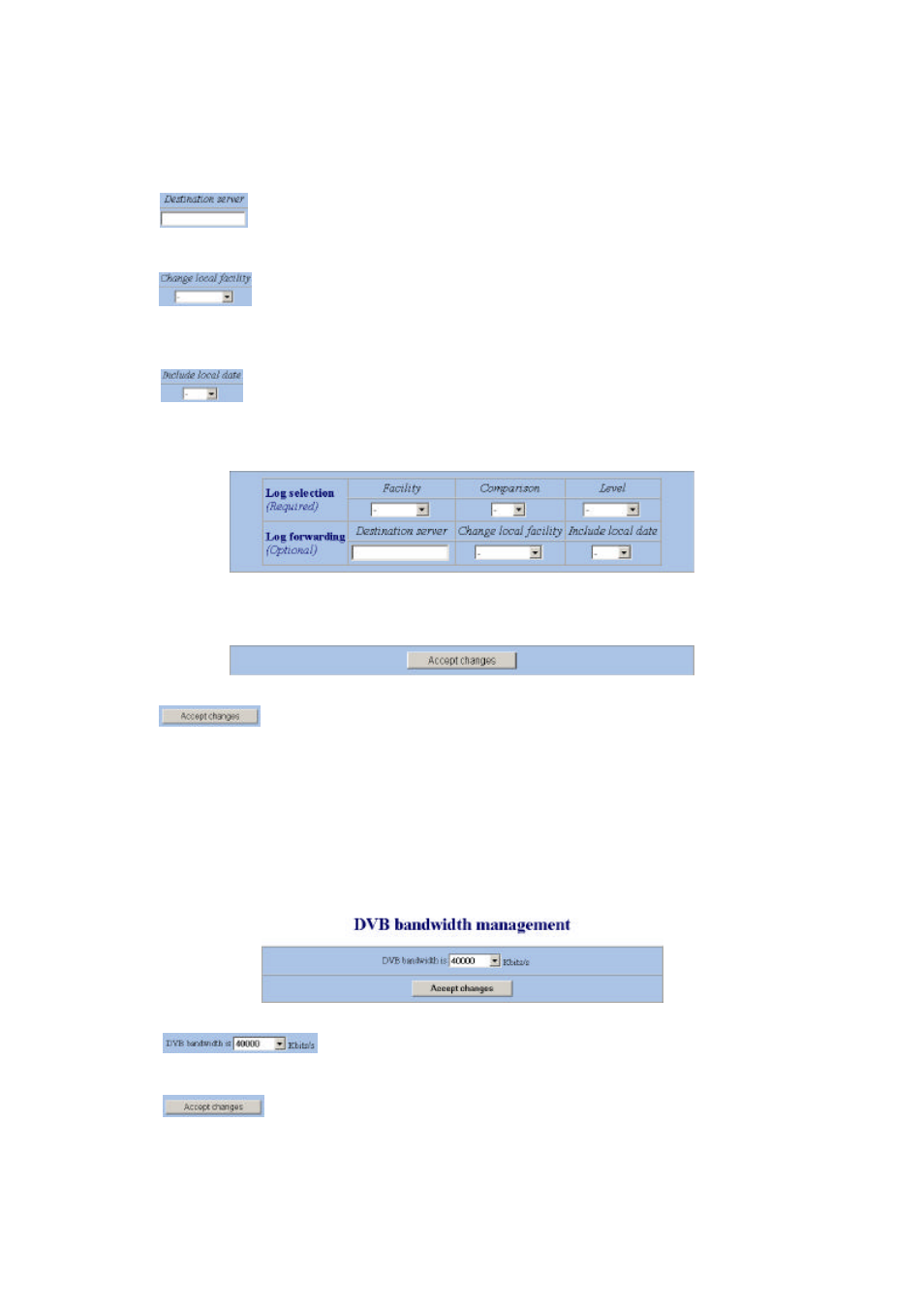 Bandwidth | IPricot IPR-S1000 User Manual | Page 56 / 108