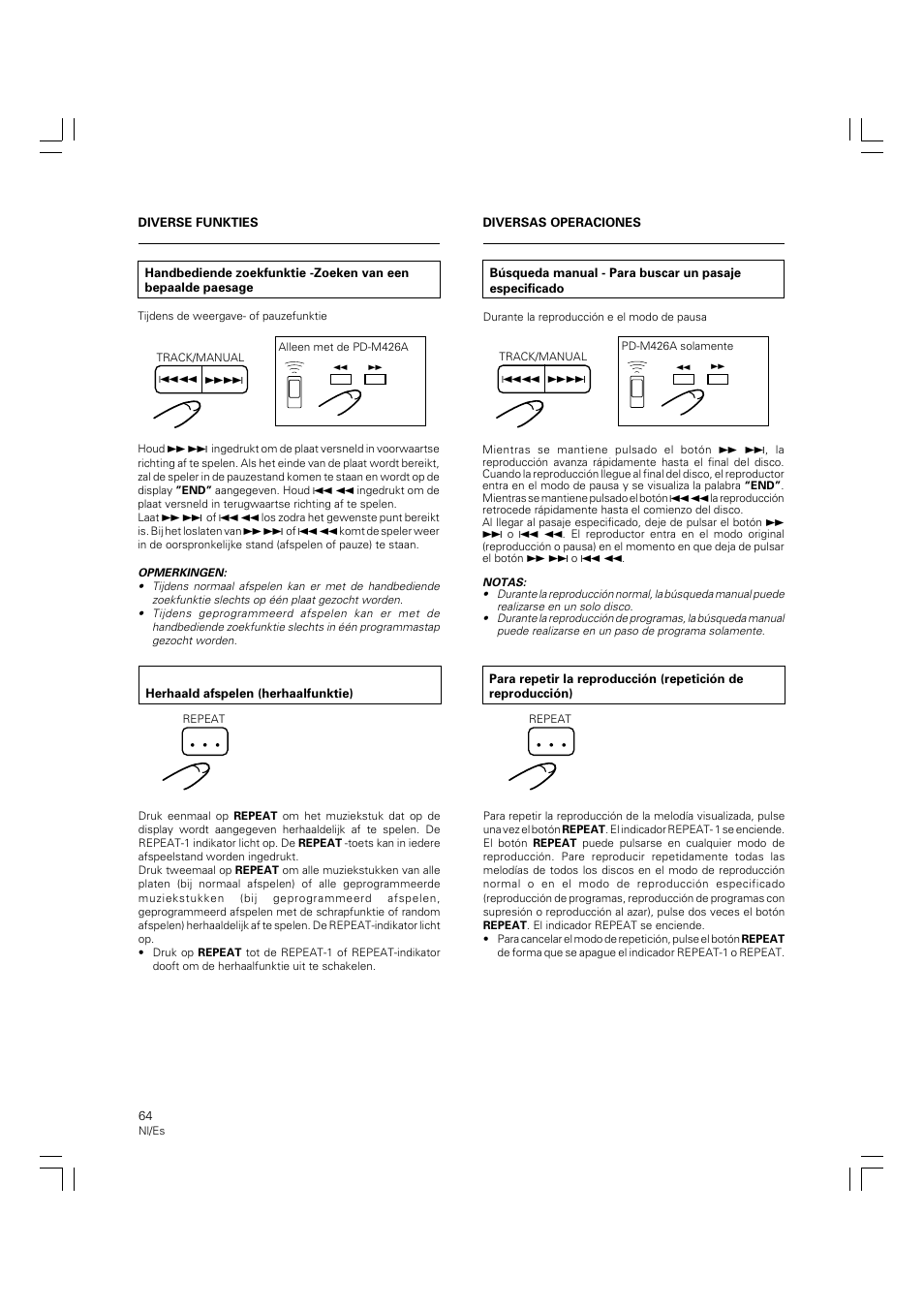 Pioneer PD-M426A User Manual | Page 64 / 88