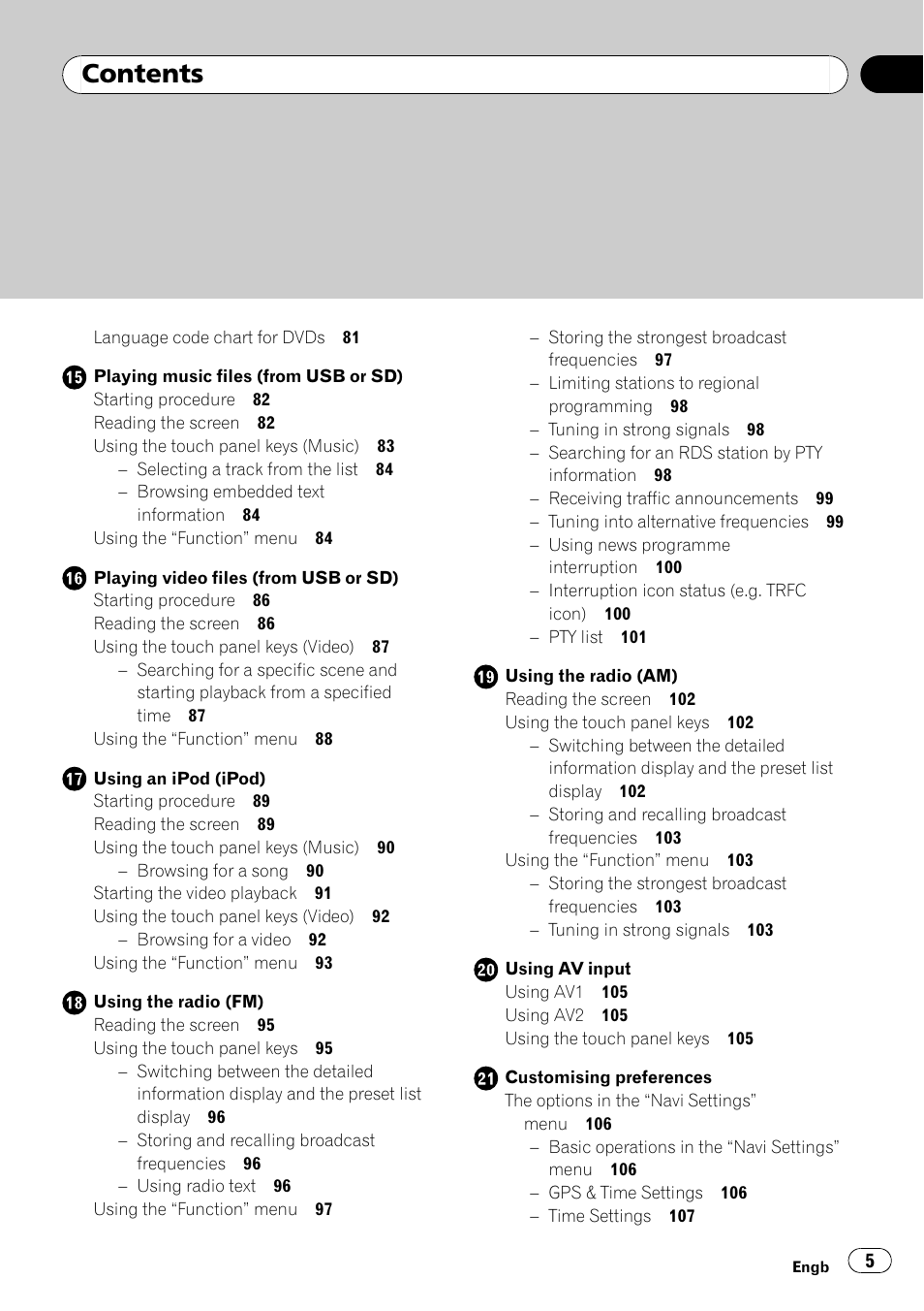 Pioneer AVIC-F910BT User Manual | Page 5 / 170
