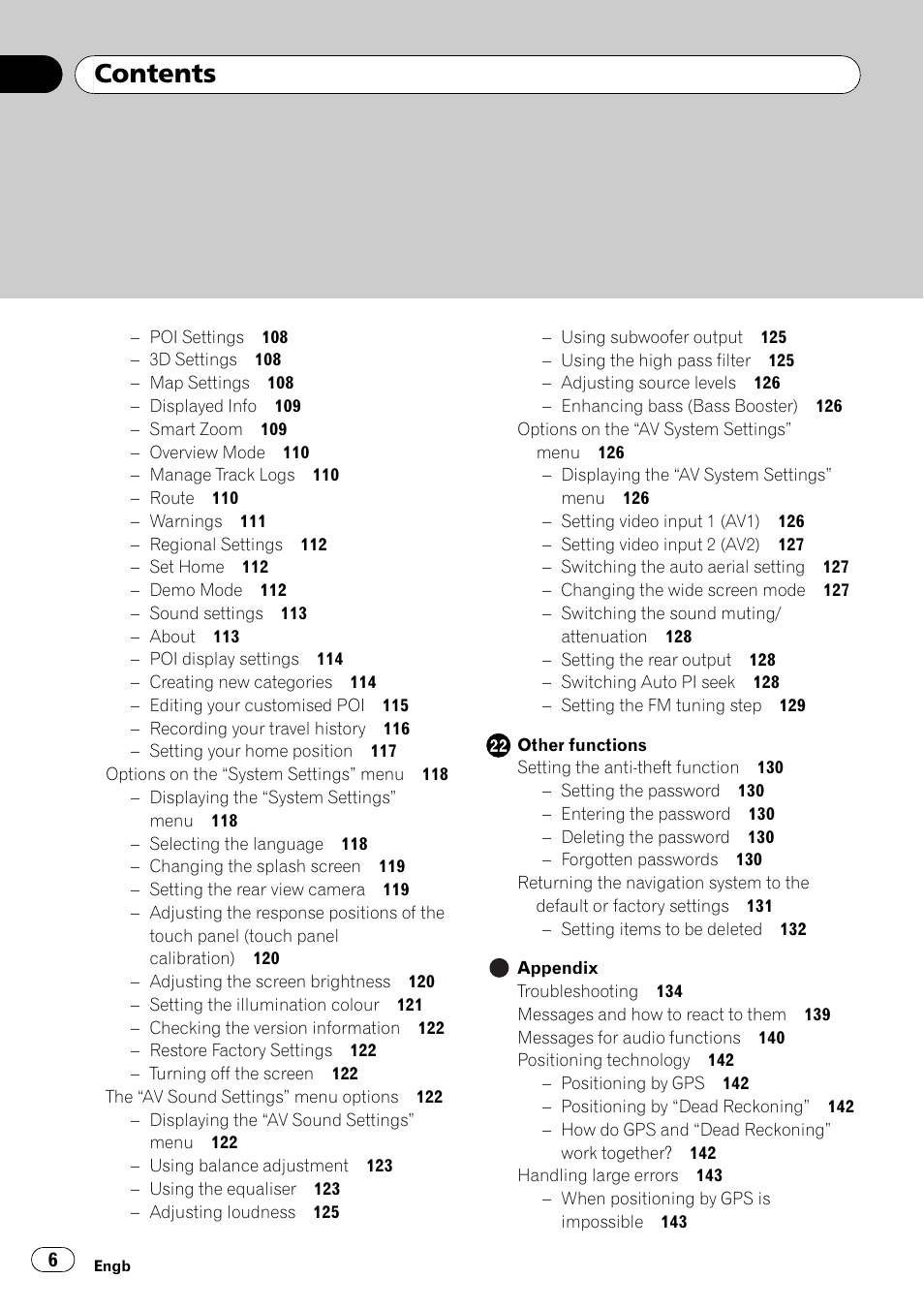Pioneer AVIC-F910BT User Manual | Page 6 / 170