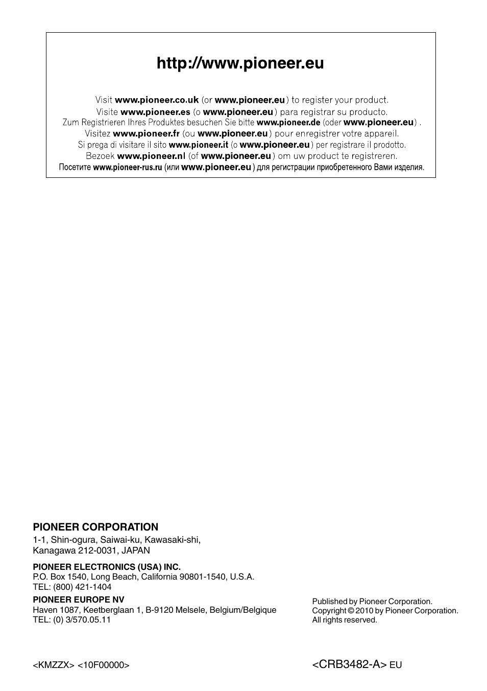 Crb3482-a | Pioneer CNSD-110FM User Manual | Page 32 / 32