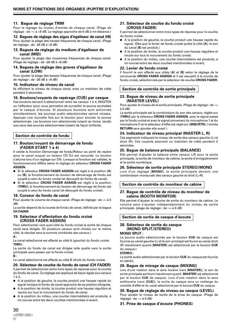 Pioneer DJM-800 User Manual | Page 30 / 128